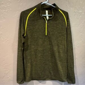 Lululemon Athletica Olive Green Half Zip - M